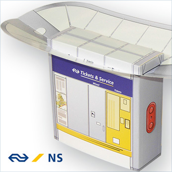Introductie Ticketautomaat NS -flyer/bouwplaat-